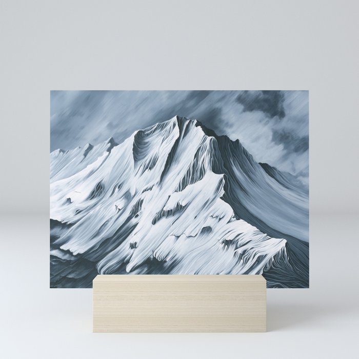Grey Mountain Mini Art Print