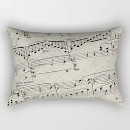 I Love Piano Music Rectangular Pillow