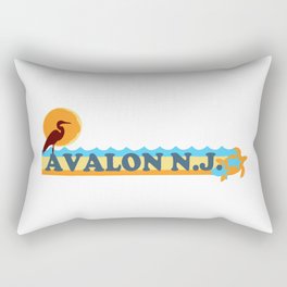 Avalon - New Jersey. Rectangular Pillow