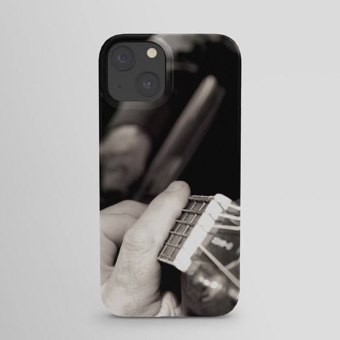 Playing the guitar iPhone Case