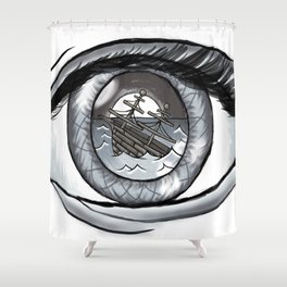 Ocean Eye Shower Curtain