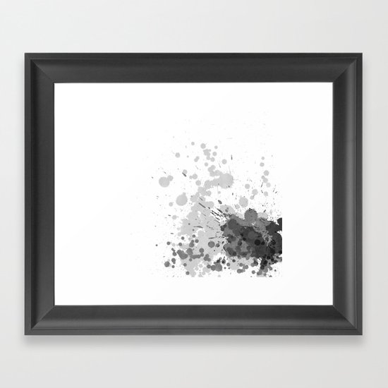 Passion Grey Framed Art Print