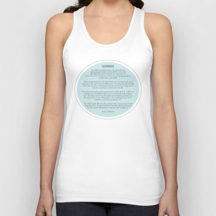 Footprints in the Sand Tank Top