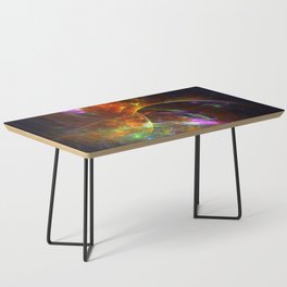 Fractal Digital Painting "Colors of the Universe" Coffee Table