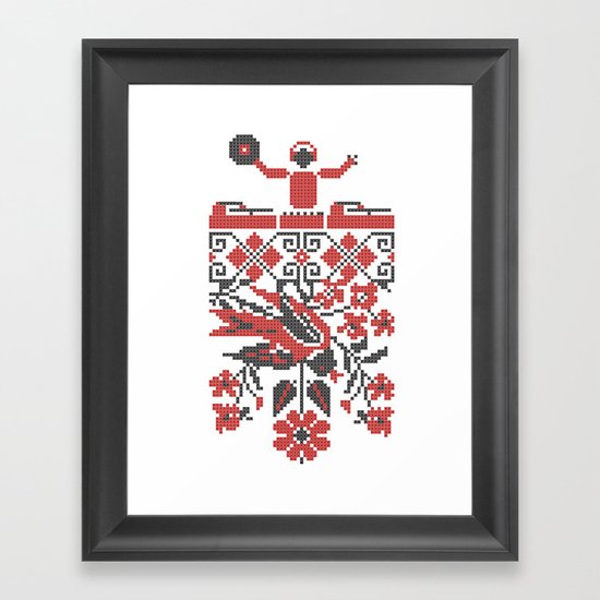 Ethno DJ Framed Art Print
