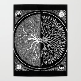Druid Tree of Life Poster