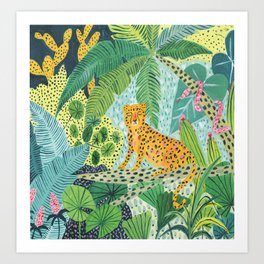 Jungle Leopard Kunstdrucke