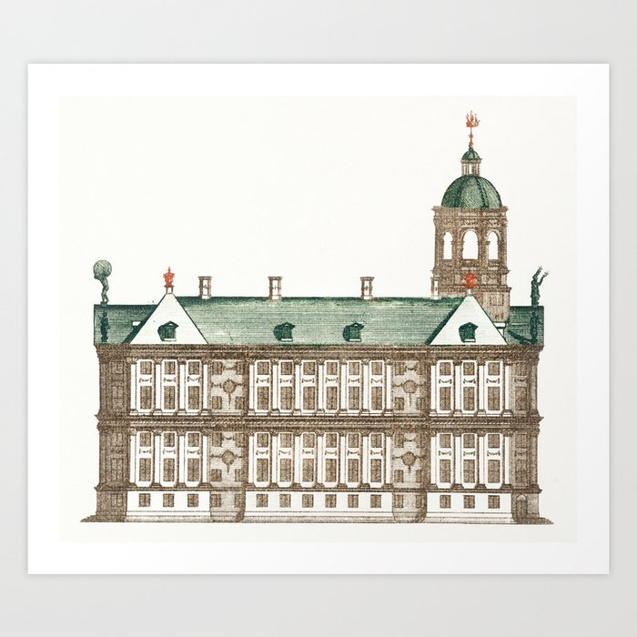 The City Hall In Amsterdam Art Print