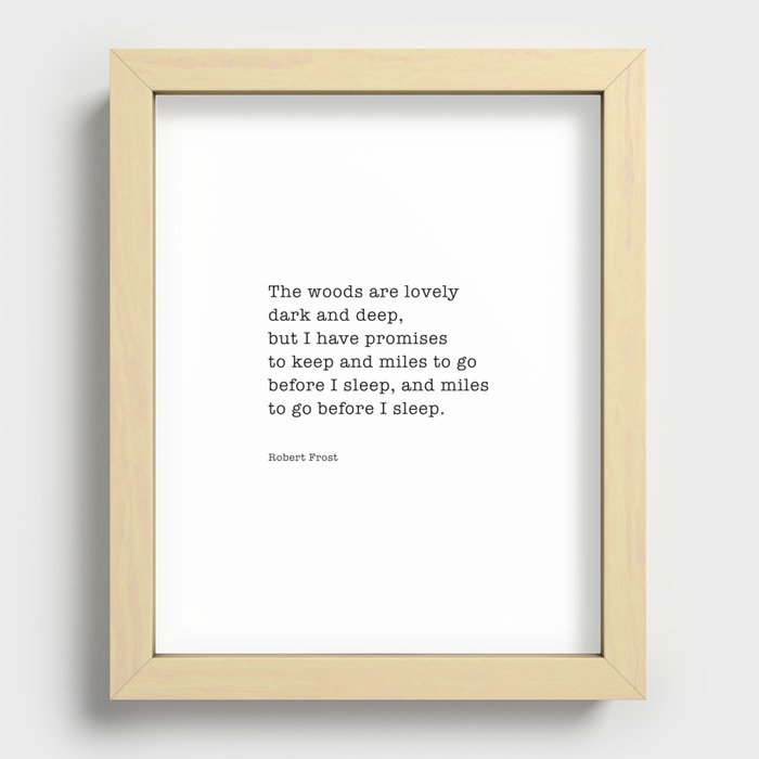 Recessed Framed Print