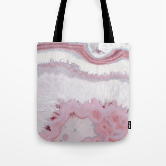 Blush Agate Tote Bag