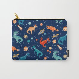 Painted Space Dinosaurs Carry-All Pouch