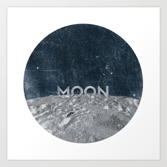 Moon Art Print