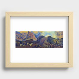 Miracle, Messiah appearance, 1923 by Nicholas Roerich Recessed Framed Print