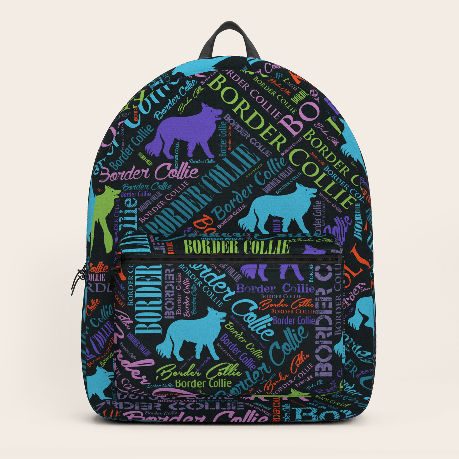 border collie backpack