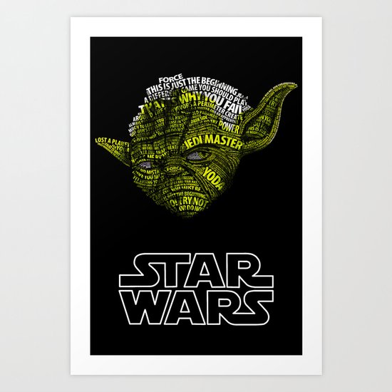 Yoda Art Print