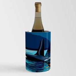 Orca into the Fire Sky Wine Chiller