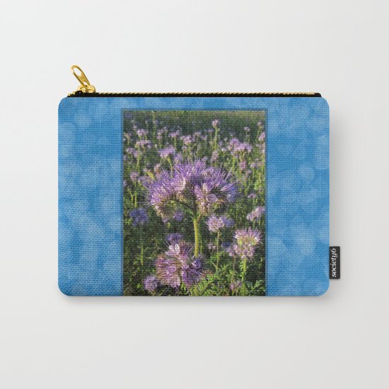 Blue flowers Carry-All Pouch
