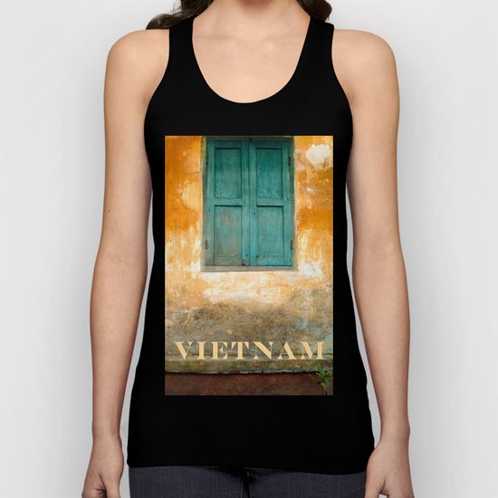 Antique Chinese Wall of Hoi An Unisex Tank Top