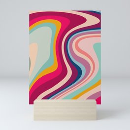 Boho Fluid Abstract Mini Art Print