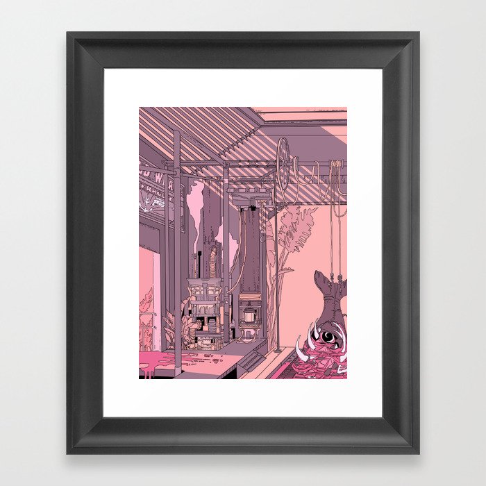 slaughterhouse Framed Art Print