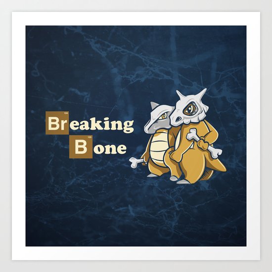 Breaking Bone Art Print