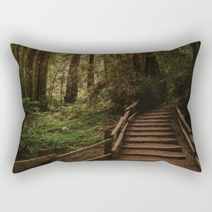 Muir Woods | California Redwoods Forest Nature Travel Photography Rectangular Pillow