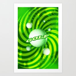 Golf 2 Art Print