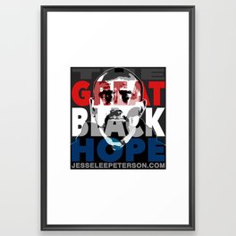 Great Black Hope Framed Art Print