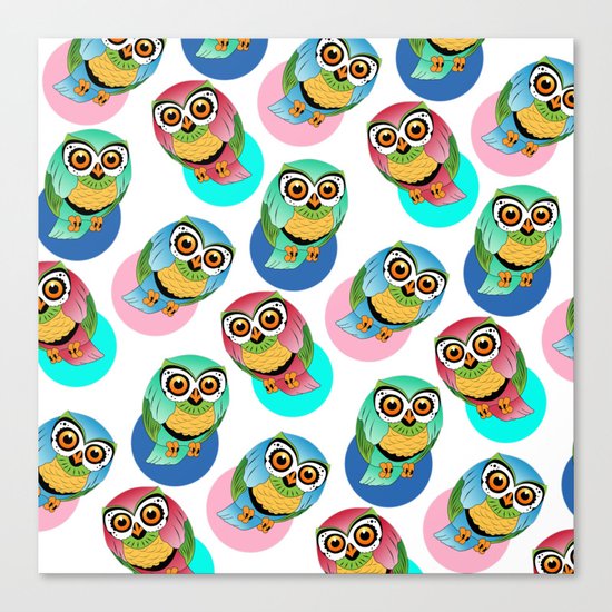cute birds 2 Canvas Print