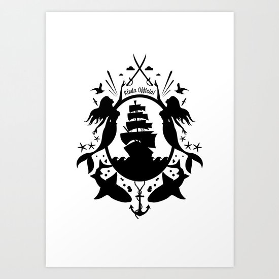 Sink or Swim Art Print