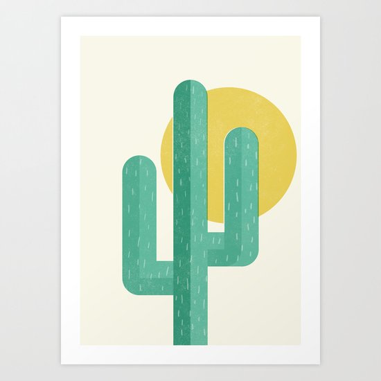 Desert Cactus Art Print