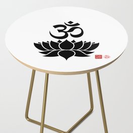Om Lotus Side Table
