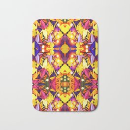 Senbazuru | purples n yellows Bath Mat | Digital, Abstract, Photo, Pattern 