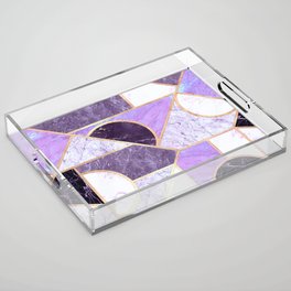 Geometric Marble Mosaic 04 Acrylic Tray
