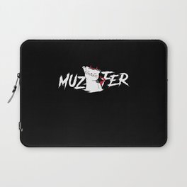 Muzifer Cat Kitten Devil Lucifer Laptop Sleeve