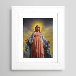 Virgin Mary Framed Art Print | Holy, Moher, Virgin, Painting, Mary, People 