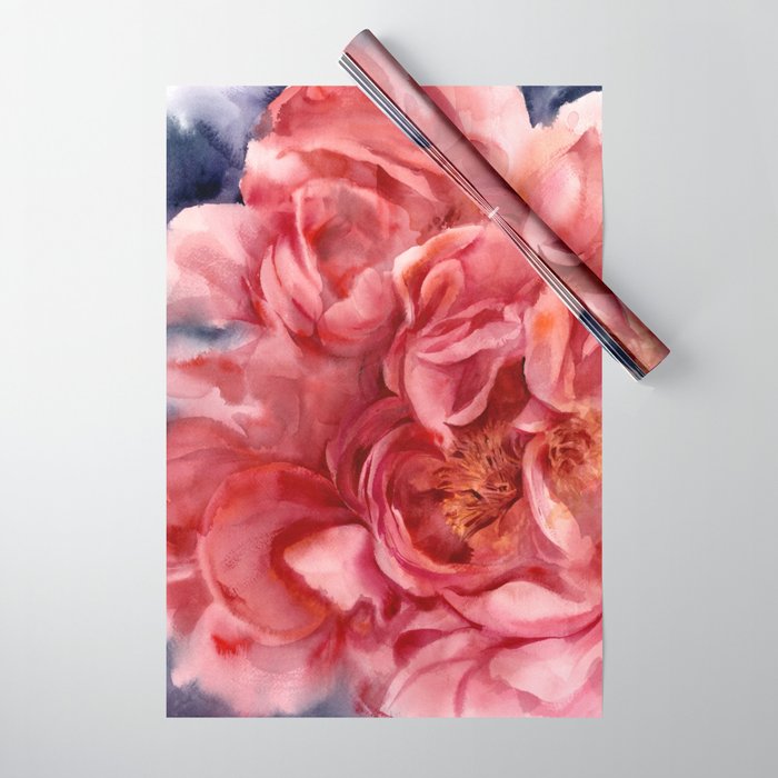 Peony, detail Wrapping Paper