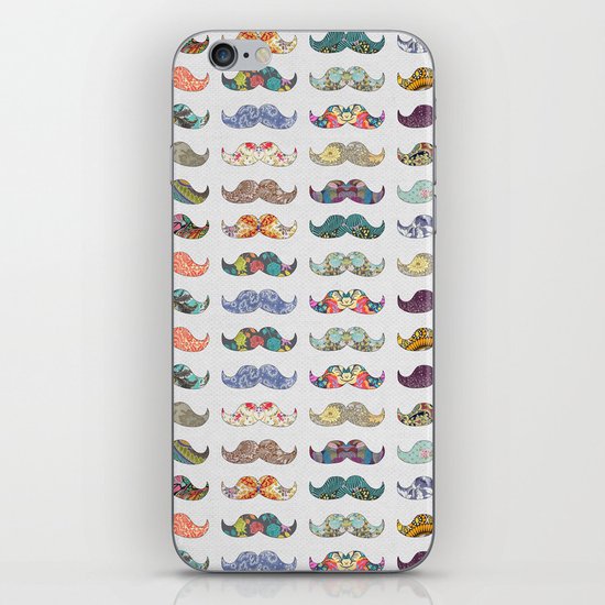 Mustache Mania iPhone Skin