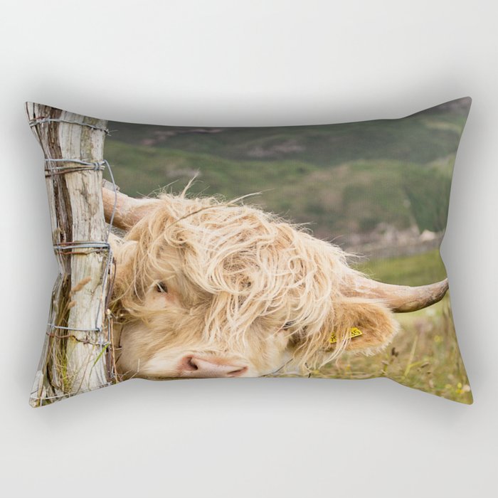 Scottish Highlander Scotland Rectangular Pillow