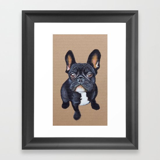 French Bulldog Framed Art Print