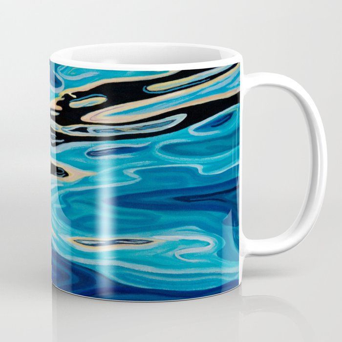 Abstract Water Ripples and Waves Coffee Mug