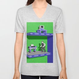 Inside Impossible Mission V Neck T Shirt
