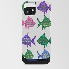 School of Fish Pattern 3 iPhone Card Case
