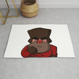 Angry Russian Rug | Children, Comic, Vector 