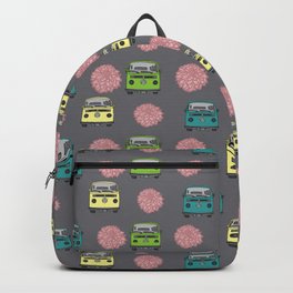 Girly Car Print Backpack | Car, Vans, Pastel, Vanart, Carprint, Digital, Pattern, Drawing, Carart, Pastelcar 