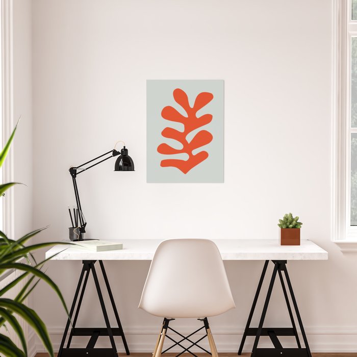 Matisse Leaf Poster Abstract Modern Art Framed Matisse Print