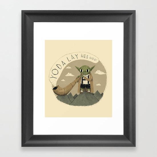 yodaling Framed Art Print