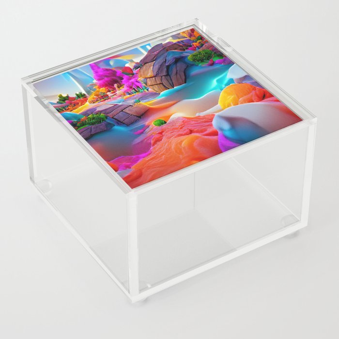 colored area Acrylic Box