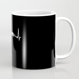 Train Heartbeat Steamtrain Trainspotting Gift Coffee Mug