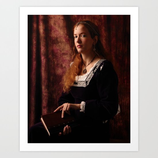The lady of Schalott Art Print